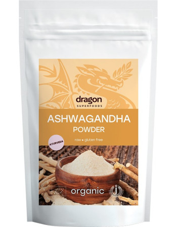 Dragon superfoods Ashwagandha-jauhe 200g luomu