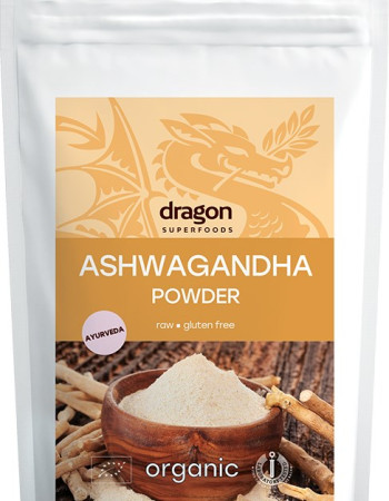 Dragon superfoods Ashwagandha-jauhe 200g luomu
