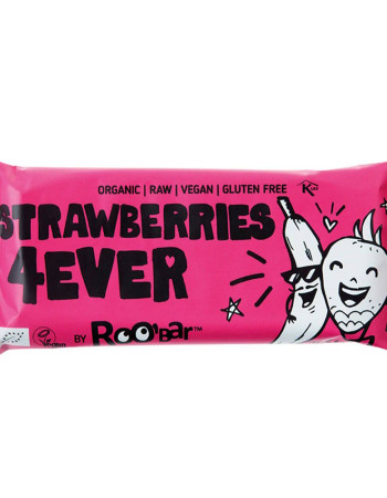 Roobar Välipalapatukka, strawberries 4ever 30g