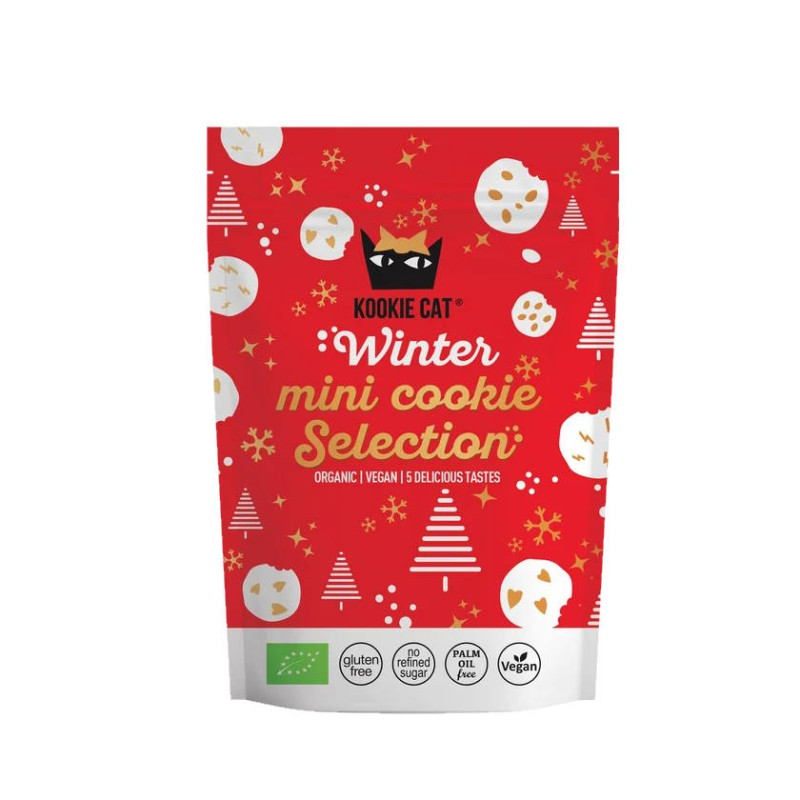 Kookie Cat Winter Selection Luomu minikeksilajitelma 250g