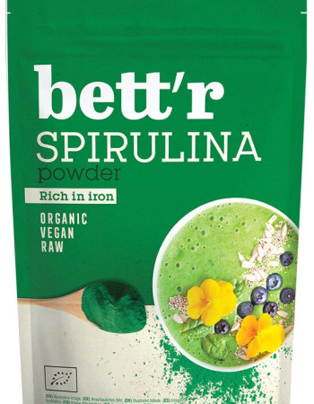 Bett'r Spirulinajauhe 200g luomu
