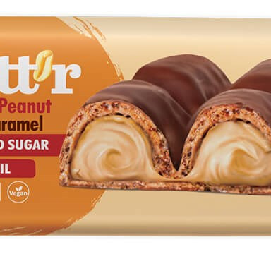 Suklaa-vohvelipatukka, maapähkinä & suolakaramelli 33 g, Bett'r