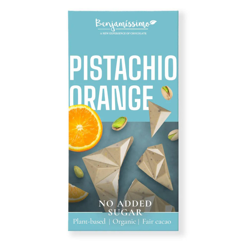 Benjamissimo suklaa, pistaasi & appelsiini 60g sokeriton