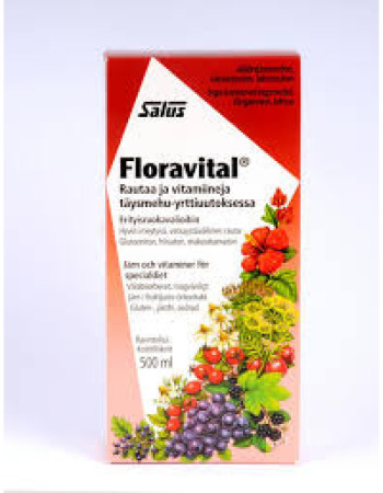 Salus Floravital hyvin imeytyvä rautavalmiste 500ml