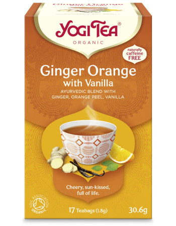 yogi tea ginger orange with vanilla