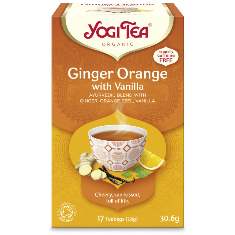 yogi tea ginger orange with vanilla