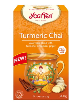 Yogi Kurkumatee Turmeric Chai tee hauduke 17 pss