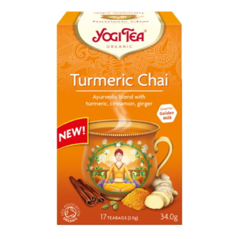 Yogi Kurkumatee Turmeric Chai tee hauduke 17 pss