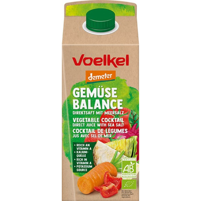 Voelkel Vihannesmehu 750ml osin maitohapatettu