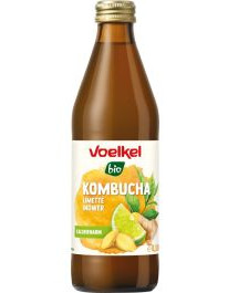 Voelkel Kombucha Lime & Inkivväri luomu 330ml