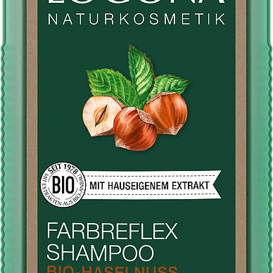 Logona Colorcare sävyshampoo Hasselpähkinä ruskeille hiuksille 250ml