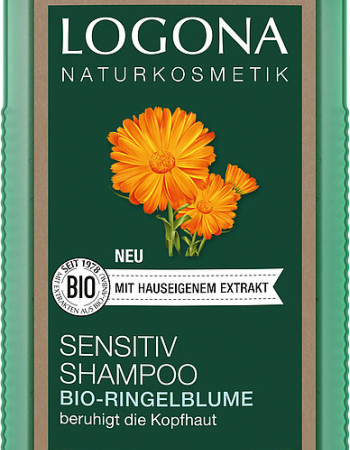 Logona Sensitiv Shampoo Kehäkukka 250ml ärtyneelle päänahalle