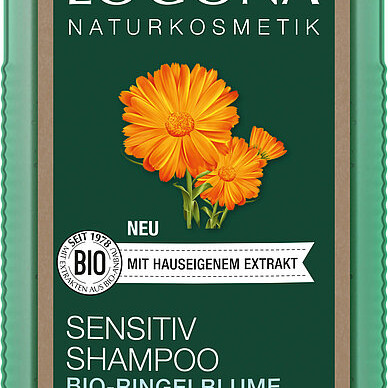 Logona Sensitiv Shampoo Kehäkukka 250ml ärtyneelle päänahalle