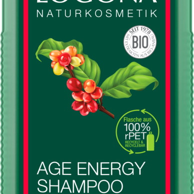 Logona age energy shampoo tuuheuttava, ohenevalle hiukselle