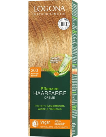 Logona Haircolor Cream 200 Cupper Blond