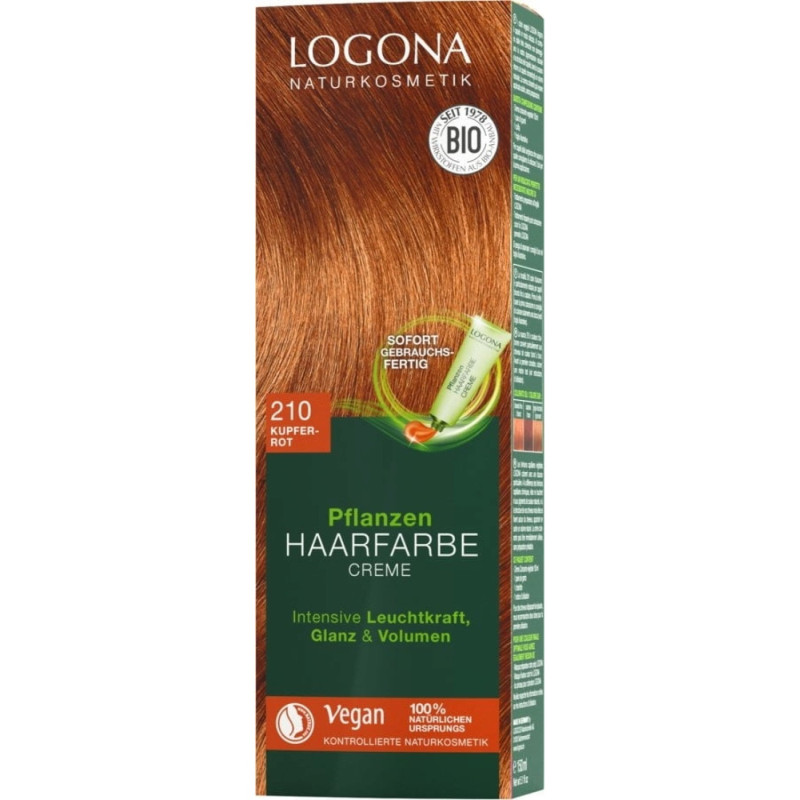 Logona Color creme hiusväri 210 kupari