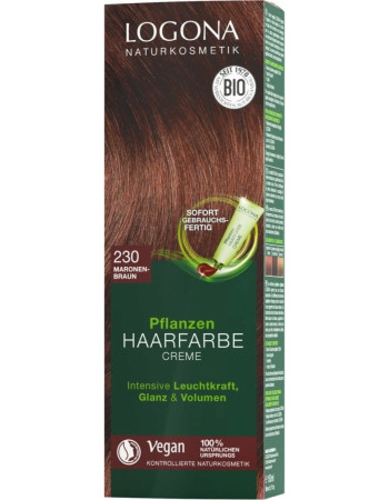 Logona Color creme hiusväri 230 mahongin ruskea