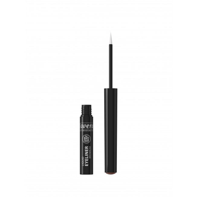 Lavera Liquid Eyeliner – Nestemäinen Silmänrajauskynä Brown 02