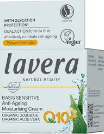 Lavera Basis Sensitiv Q10 Anti-Ageing Kosteusvoide 50ml