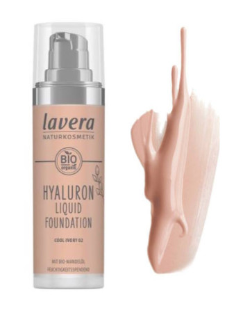 Lavera Hyaluron Liquid Foundation Cool ivory 02 meikkivoide