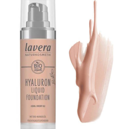 Lavera Hyaluron Liquid Foundation Cool ivory 02 meikkivoide