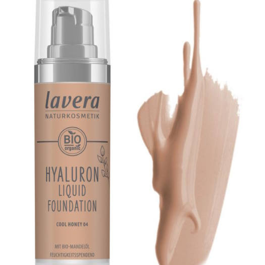 Lavera Hyaluron Liquid Foundation - Cool Honey 04, 30ml