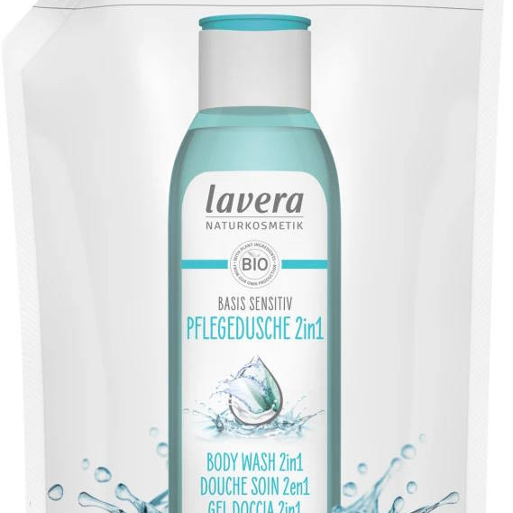 Lavera suihkugeeli täyttöpakkaus Basis sensitiv 500ml