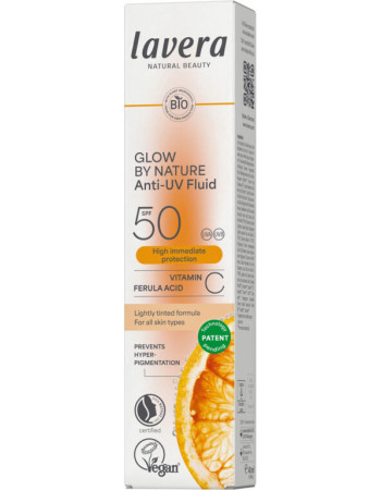 Lavera Glow By Nature Anti-UV Fluid SPF50 40 ml