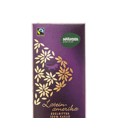 Naturata Latin America 100% tumma suklaa luomu 80g