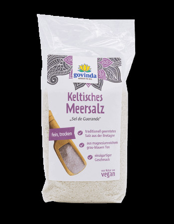 Govinda Kelttiläinen merisuola, hieno 500g