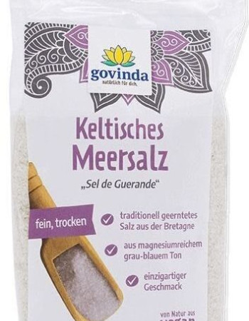 Govinda Kelttiläinen merisuola, hieno 500g
