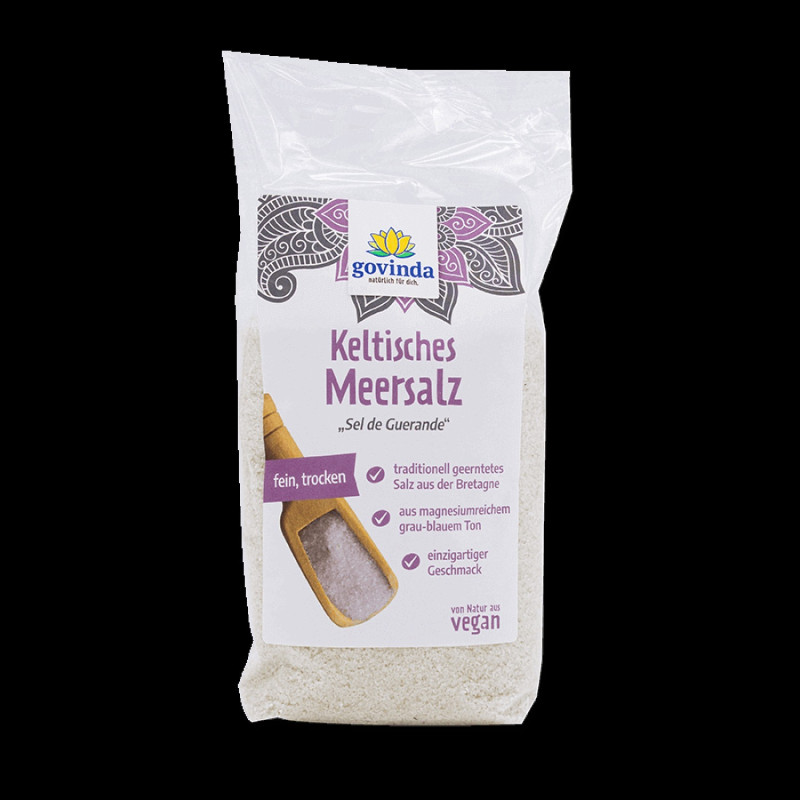 Govinda Kelttiläinen merisuola, hieno 500g