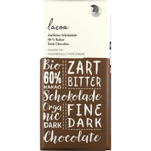 lacoa tumma suklaa 60% luomu vegaaninen 100g