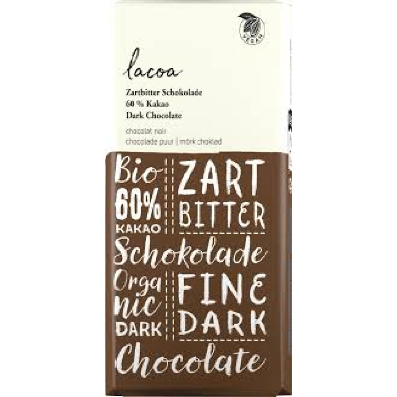 lacoa tumma suklaa 60% luomu vegaaninen 100g