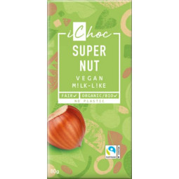 Ichoc Vegaaninen Super Nut suklaa 80g luomu