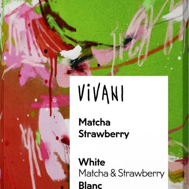 Vivani Luomu Matcha Mansikka valkosuklaa 80g