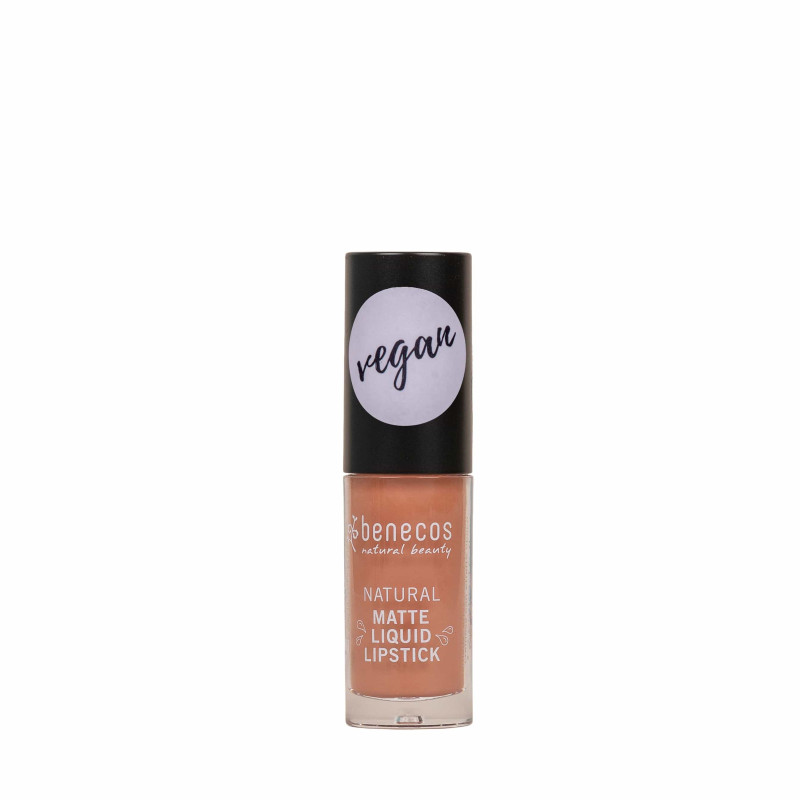 Benecos Natural Matte Liquid Lipstick – desert rose 5 ml