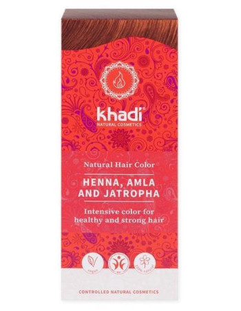 Khadi hiusväri henna amla jatropha