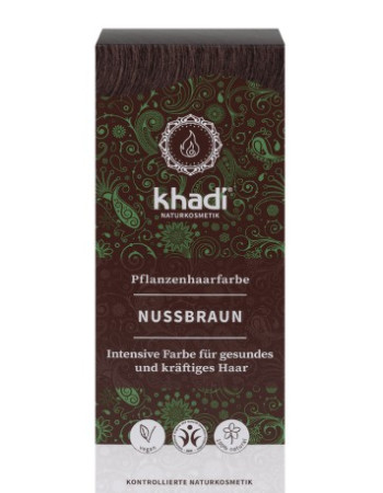 Khadi jauhemainen hiusväri nut brown/Hazel