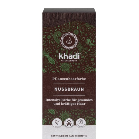 Khadi jauhemainen hiusväri nut brown/Hazel
