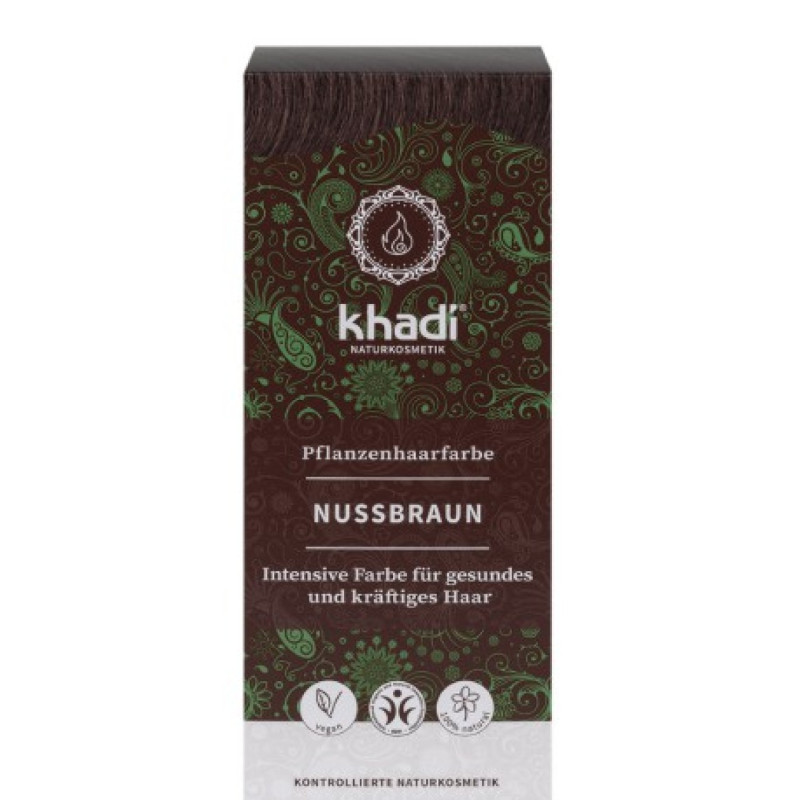 Khadi jauhemainen hiusväri nut brown/Hazel