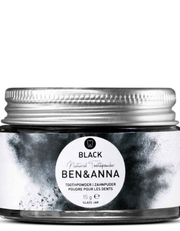 Ben & Anna Aktiivihiili Hampaidenvalkaisujauhe 15g