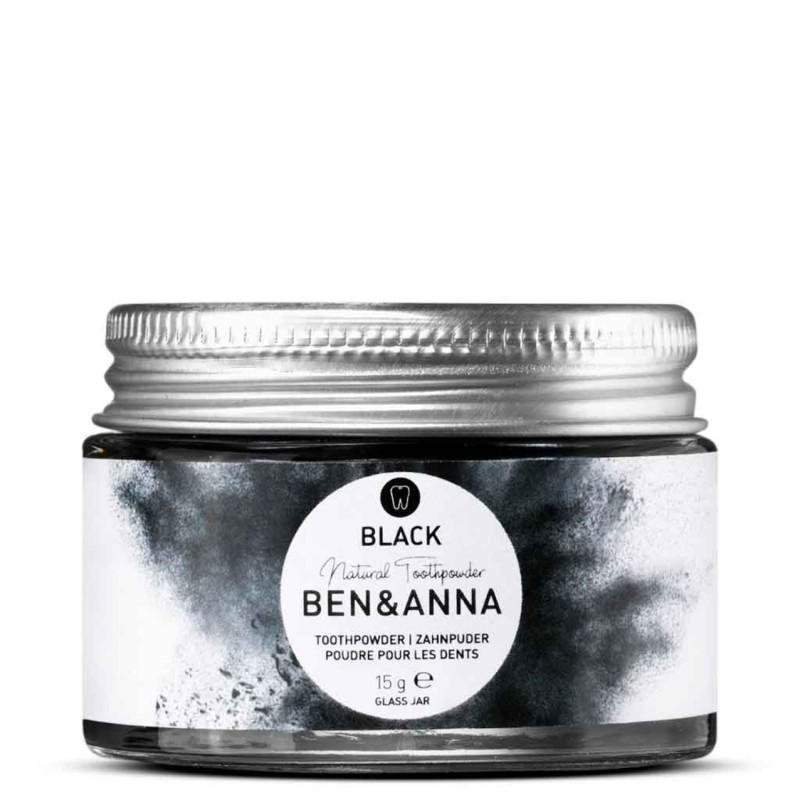 Ben & Anna Aktiivihiili Hampaidenvalkaisujauhe 15g