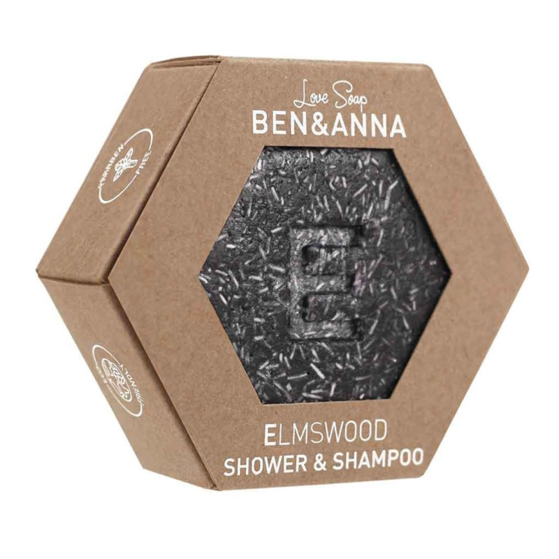 Ben & Anna Puu&Yrtit/Elm wood Suihkusaippua/shampoo 60g 