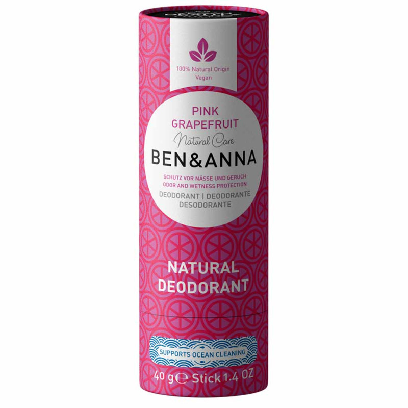 Ben & Anna Deodorantti pahvi pink grapefruit 40 g