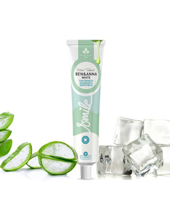 Ben & Anna Fluorihammastahna Alumiinituubissa White 75ml