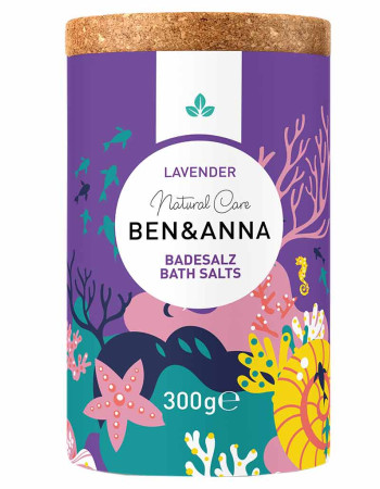 Ben & Anna Bath Salt Kylpysuola Lavender 300g
