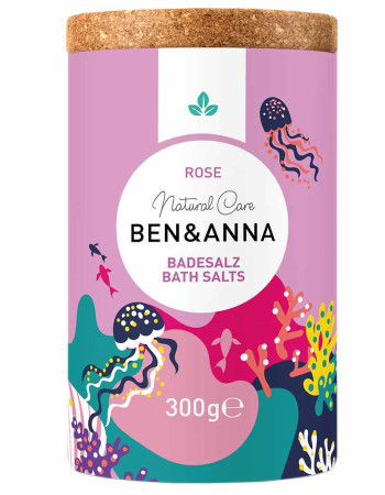Ben & Anna Bath Salt Kylpysuola Rose 300g