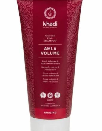 Khadi volyymi shampoo amla tuuheat ja kiiltävät hiukset