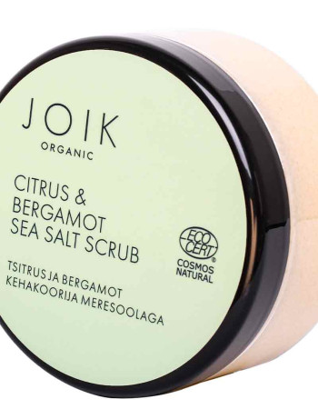 JOIK Organic Citrus & Bergamot Sea Salt Scrub Vartalokuorinta COS NAT 240g